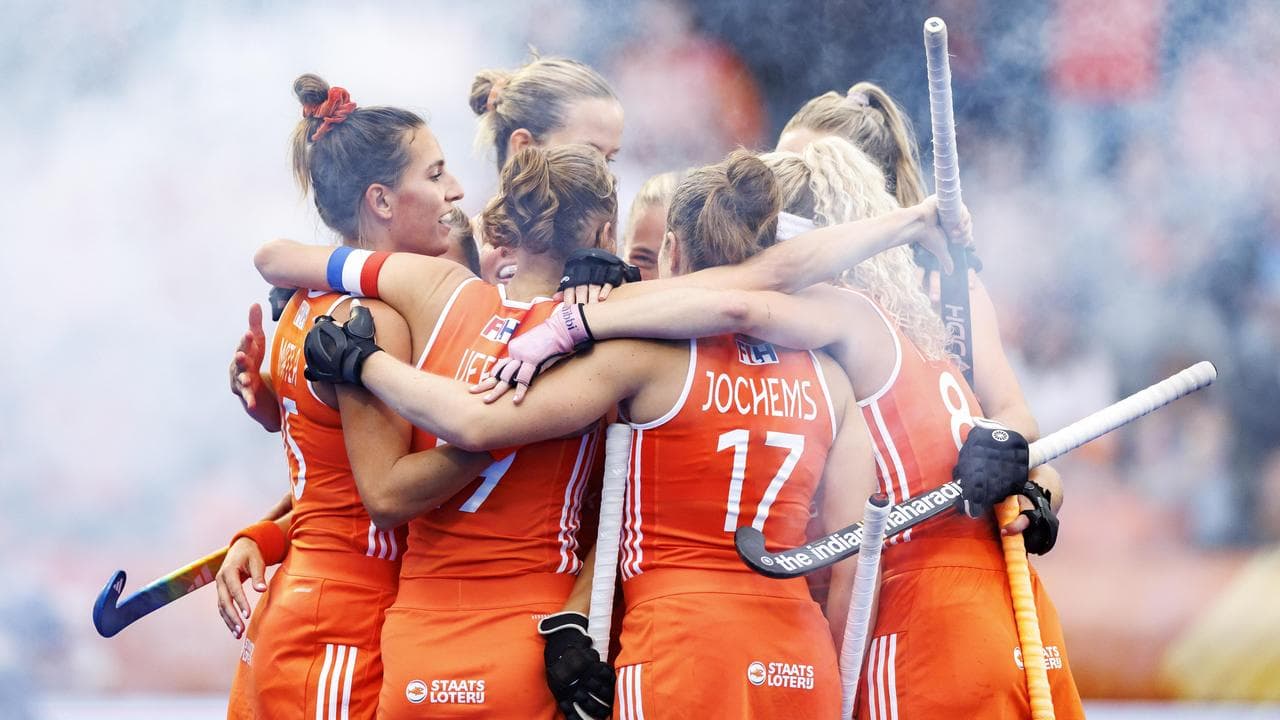 Netherlands hockey players.