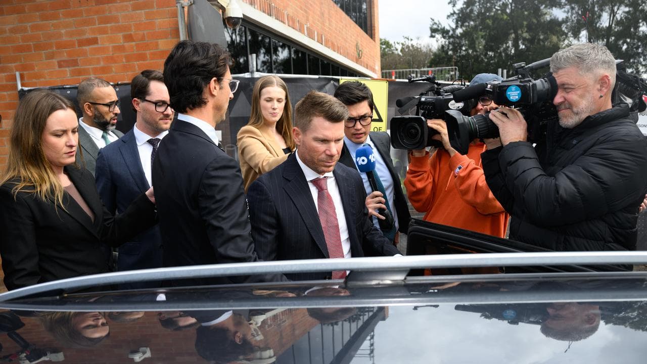 Warner swamped by media