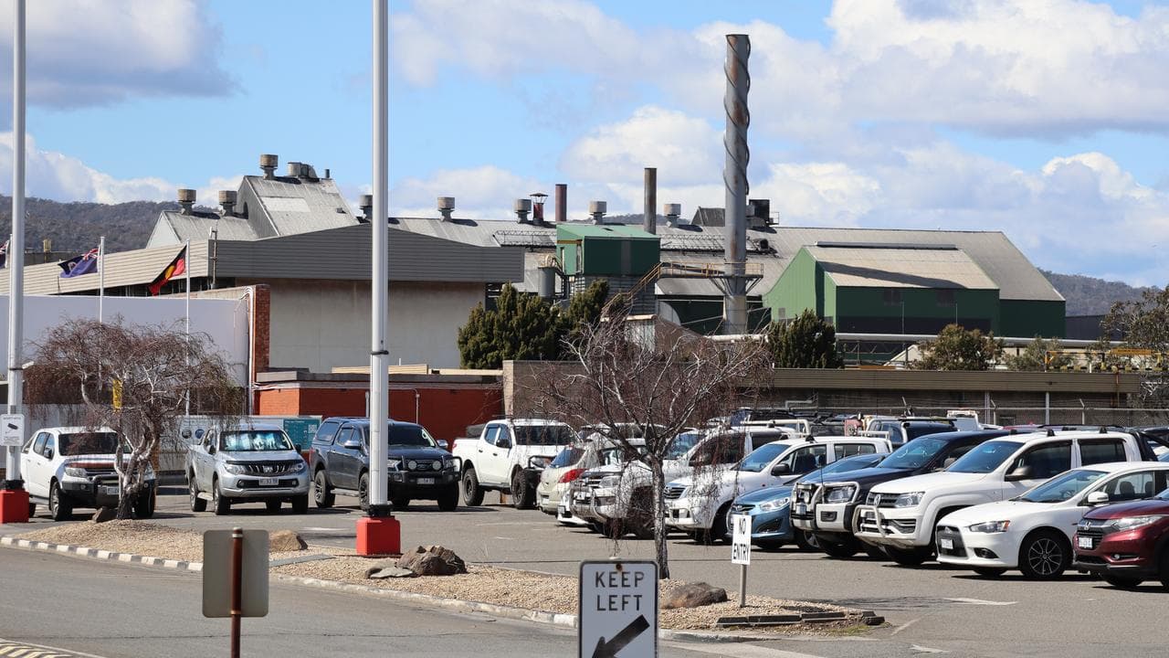 The Bell Bay Aluminium smelter (file image)
