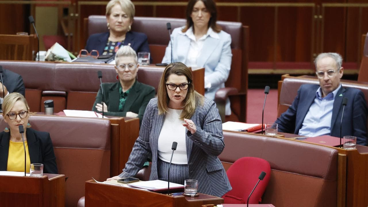 Greens senator Sarah Hanson-Young