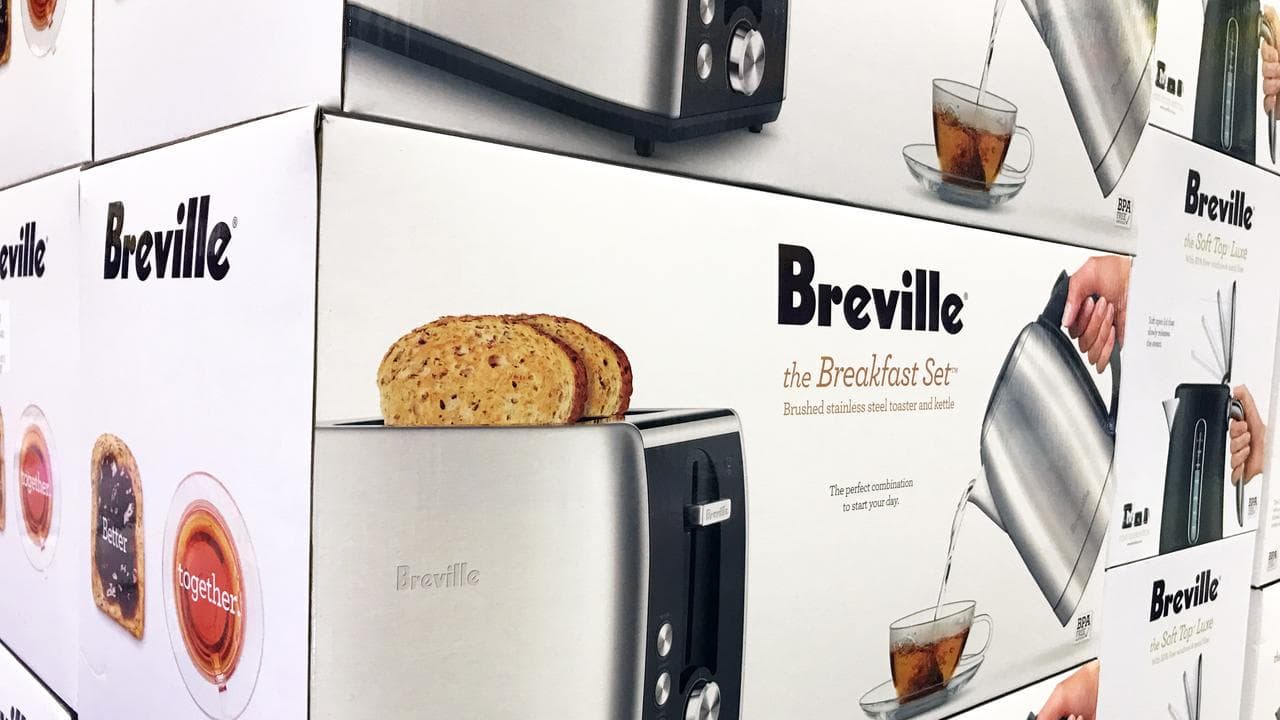 Breville products on display at a store (file image)