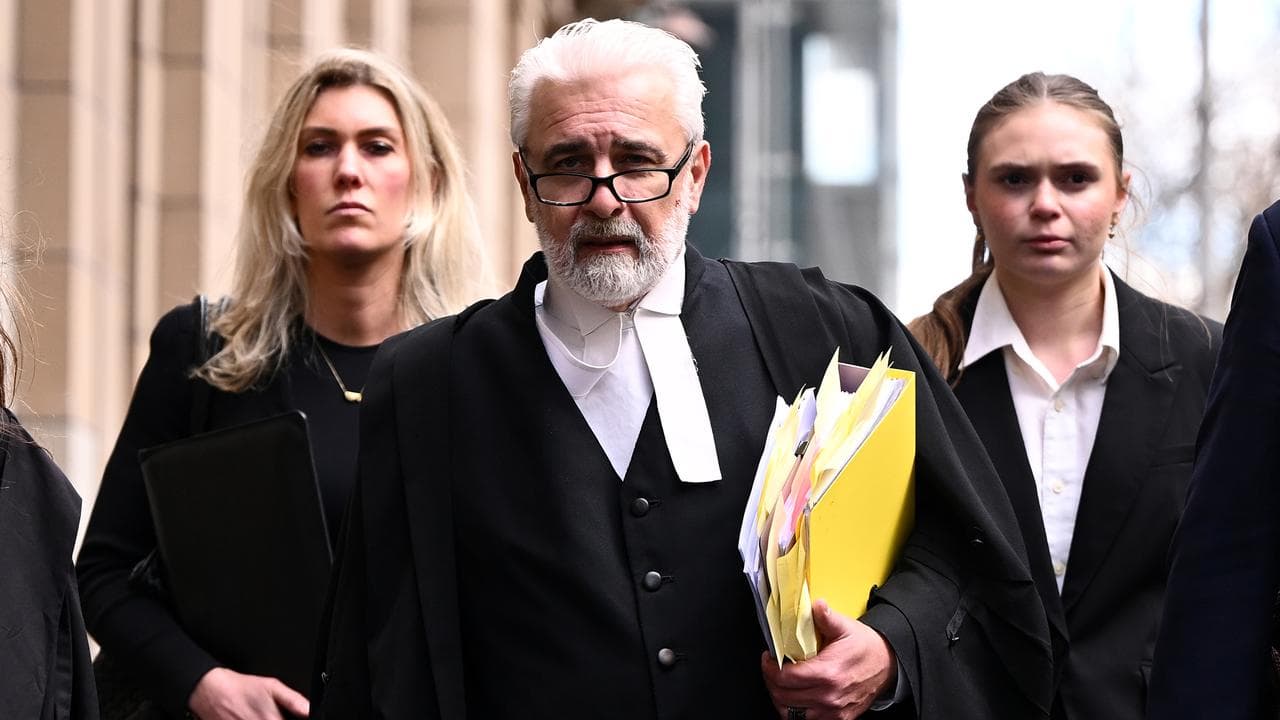 Barrister Richard Edney returns to the Supreme Court in Melbourne