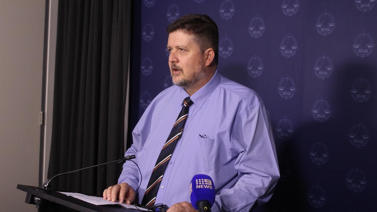 NT Police Detective Senior Sergeant Corey Borton.