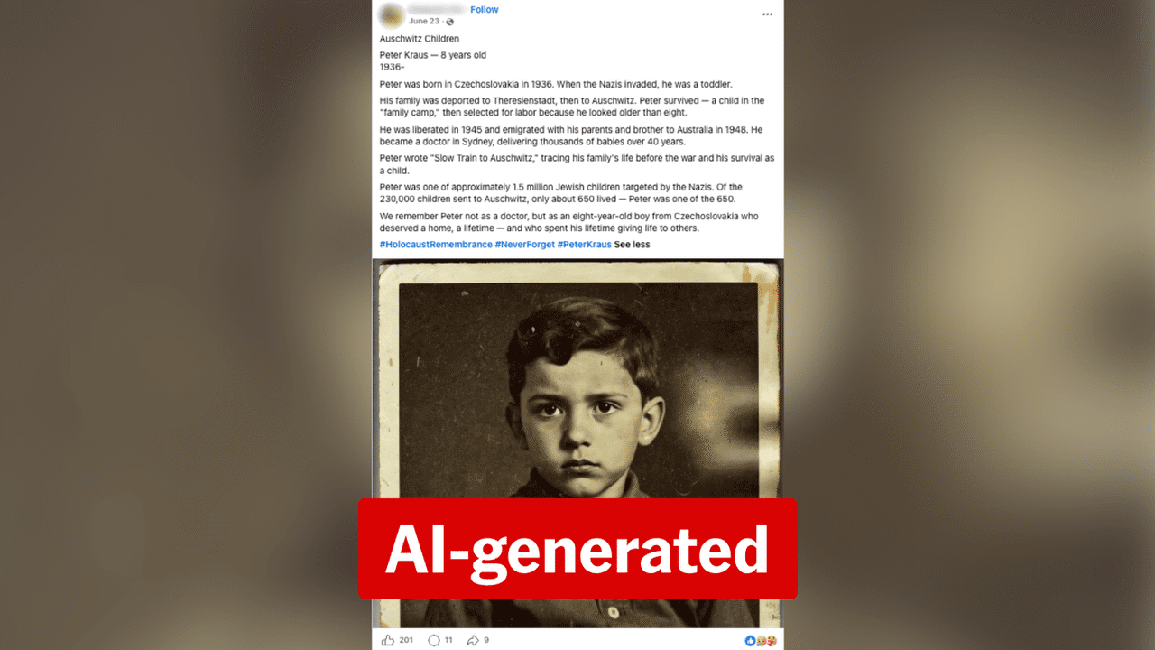 A screenshot of a Facebook post.