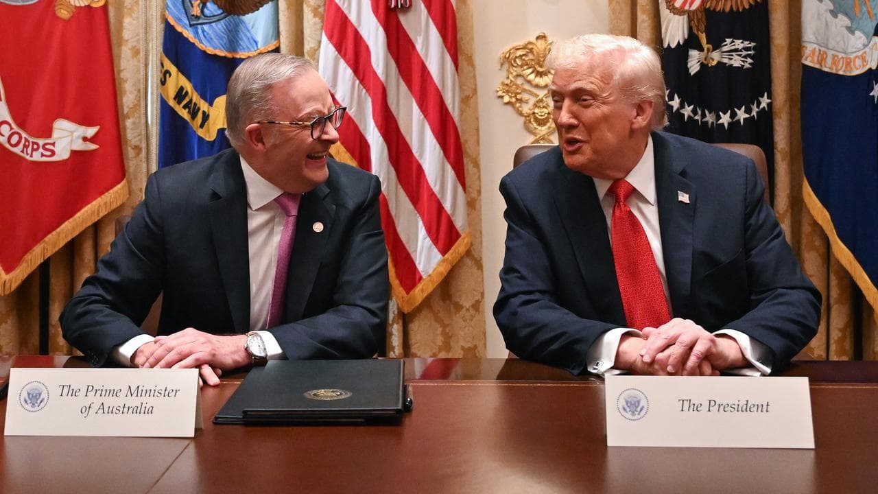 Anthony Albanese and Donald Trump (file image)