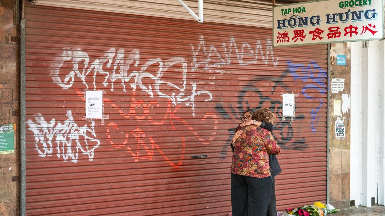 Flowers outside Hong Hung