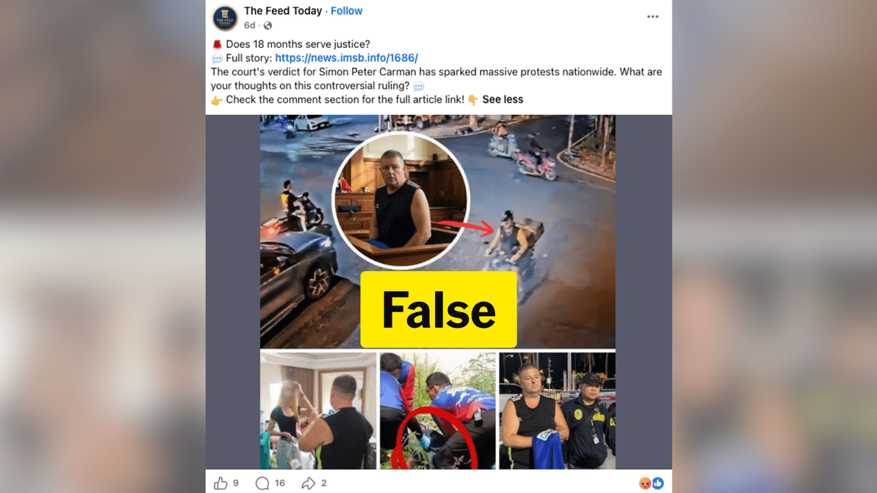 A screenshot of a Facebook post.
