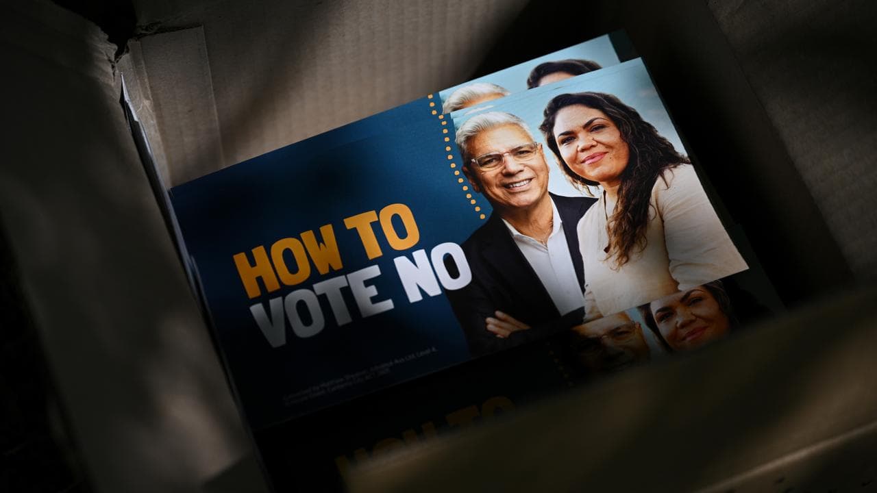 Vote No pamphlets (file image)