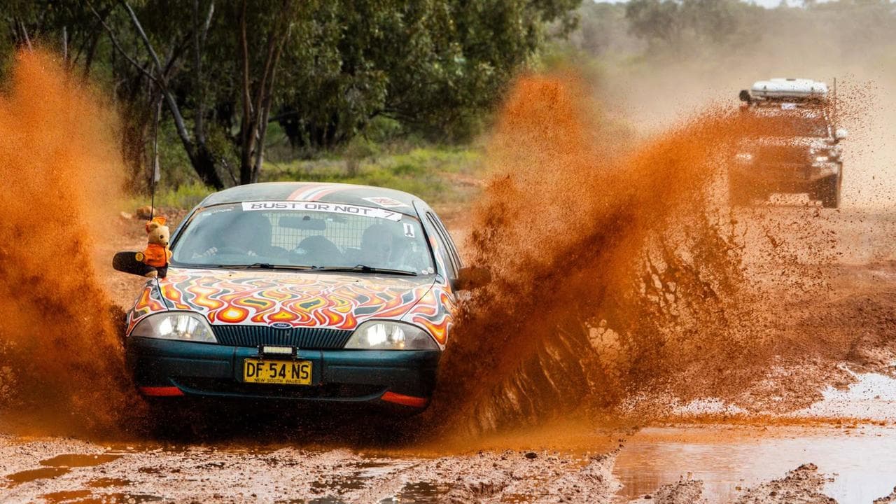 Dated and dented: cars complete tough rally for a cause