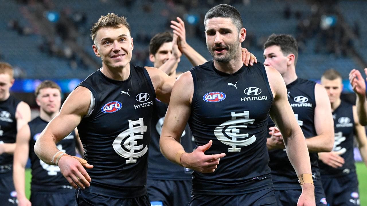 (L-R) Patrick Cripps and Marc Pittonet.