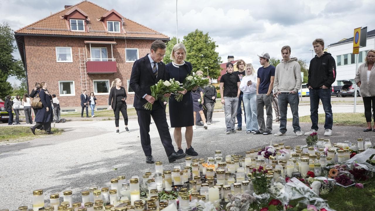 Ulf Kristersson and Magdalena Andersson