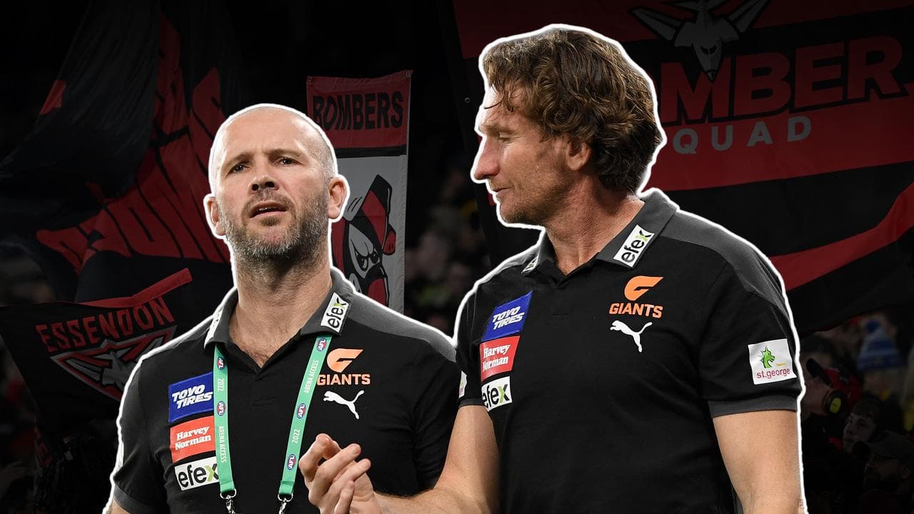 (L-R) Mark McVeigh and James Hird.