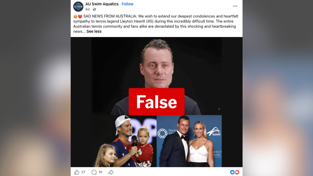 A screenshot of a Facebook post.