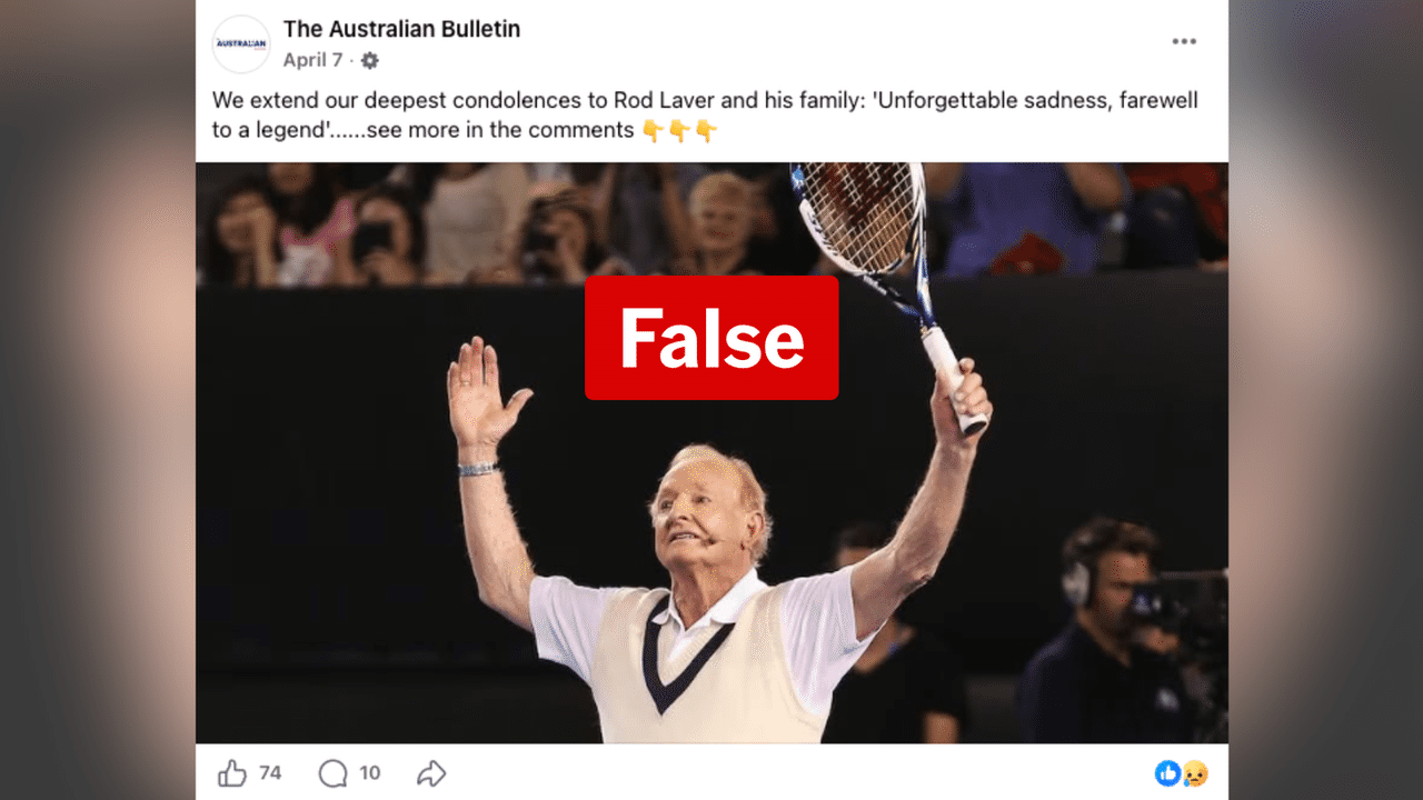 A screenshot of a Facebook post.