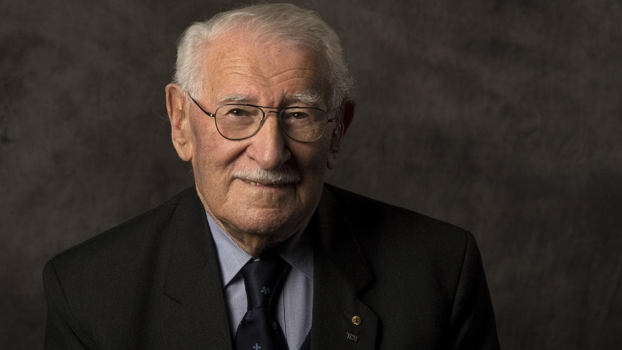 A photo of Holocaust survivor Eddie Jaku.
