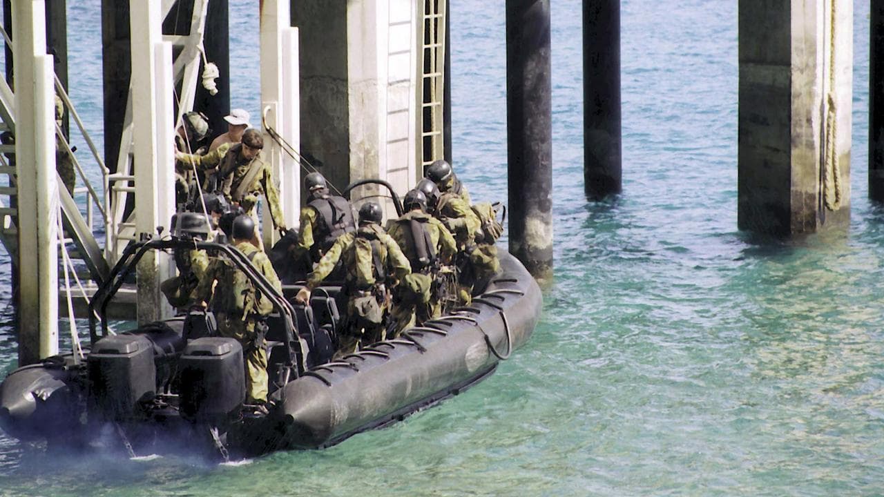 Australian Special Air Services (SAS) troops