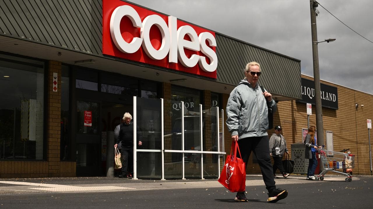 Coles signage (file image)