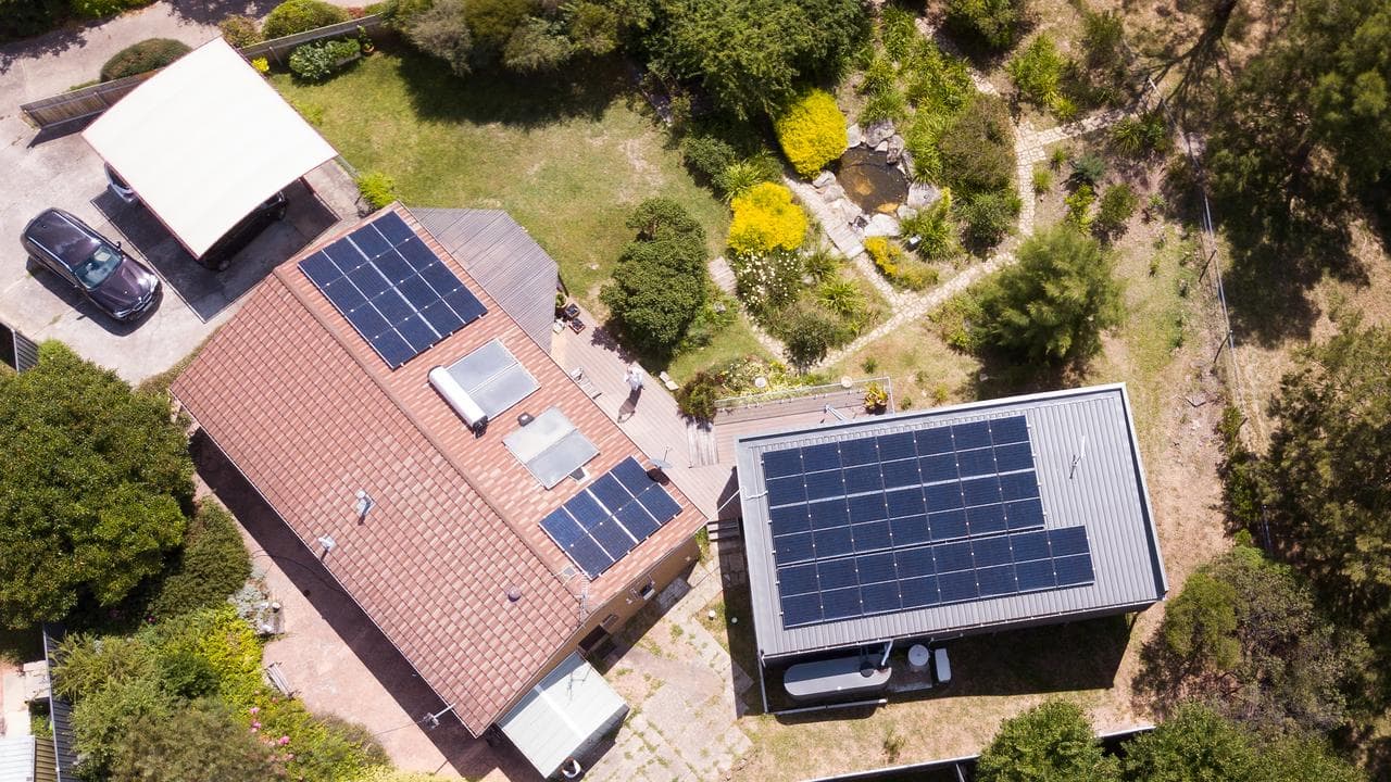 residential rooftop solar unit