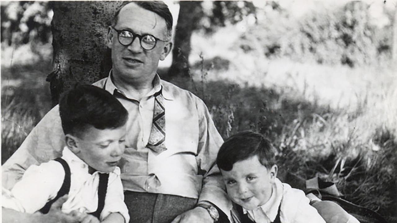 Peter Kraus, left, with his father and younger brother Paul