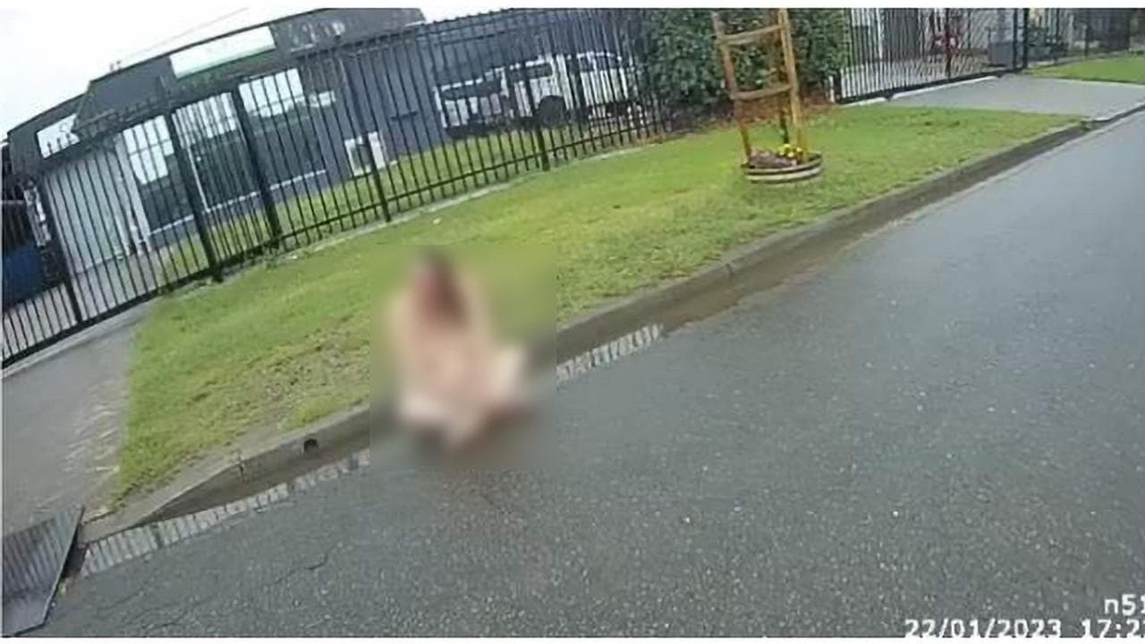blurred woman