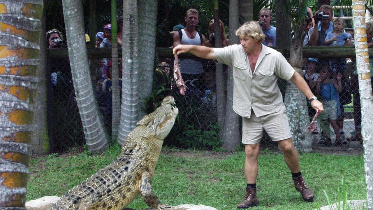 Steve Irwin at Australia Zoo.