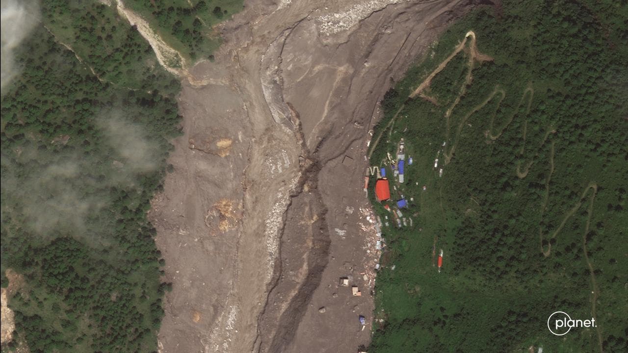 Planet Labs PBC image of Timure, Nepal