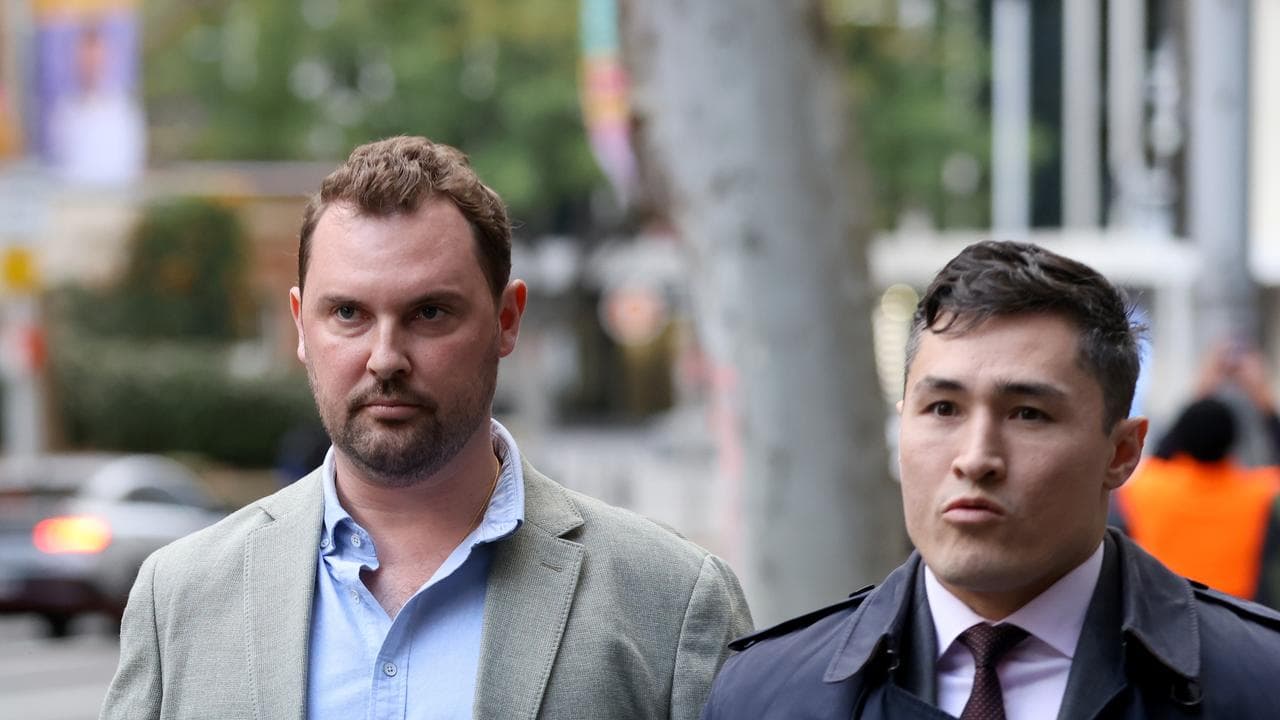 Jeremy Greenwood leaving the ICAC