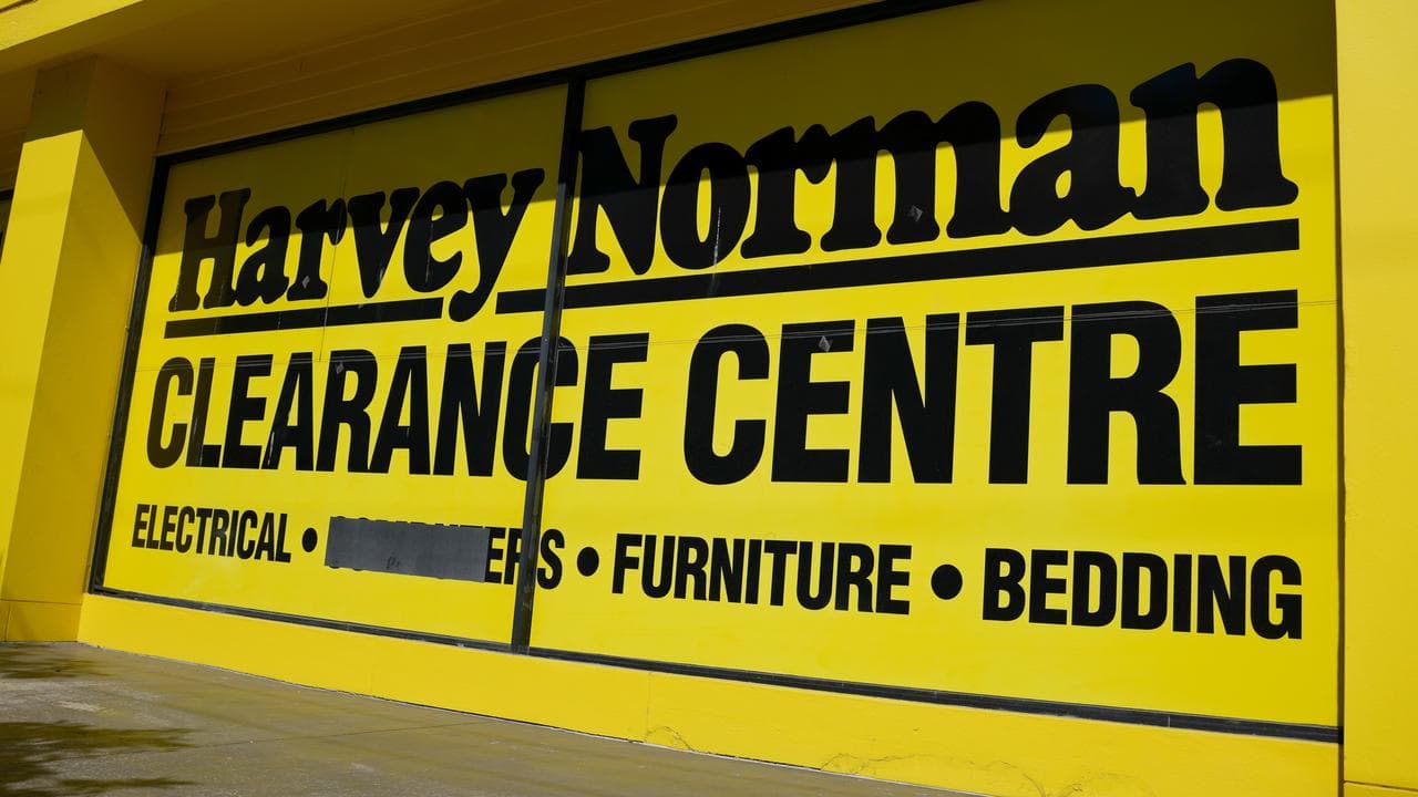 An exterior of a Harvey Norman store (file image)