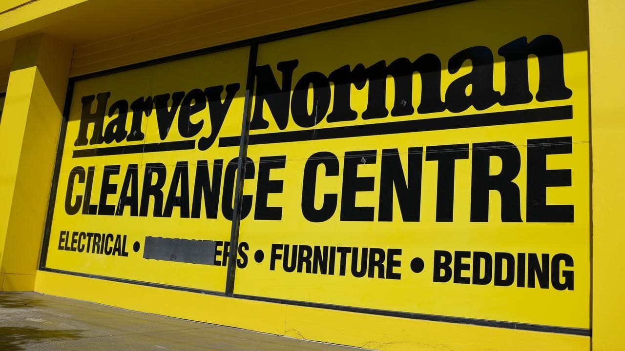 An exterior of a Harvey Norman store (file image)