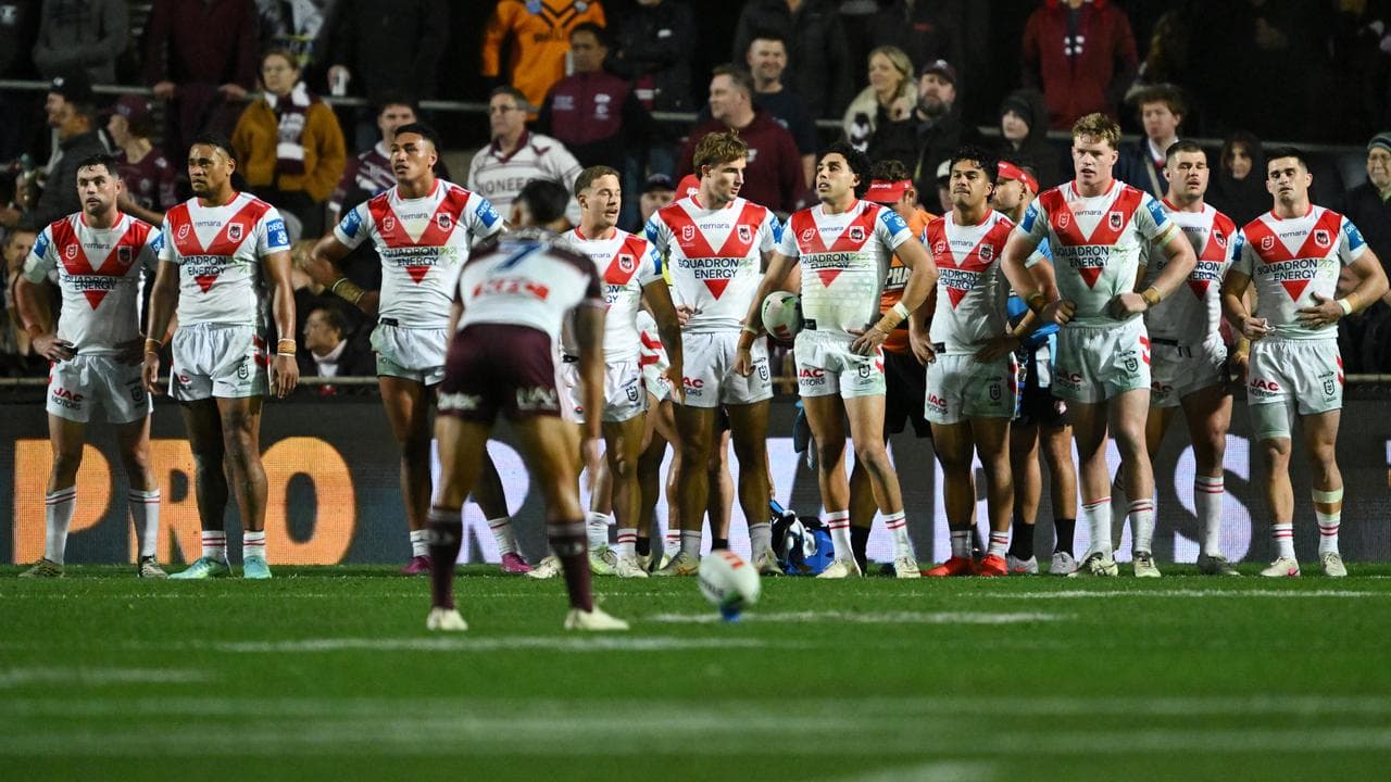 Defeat against Manly consigned the Dragons to the wooden spoon.