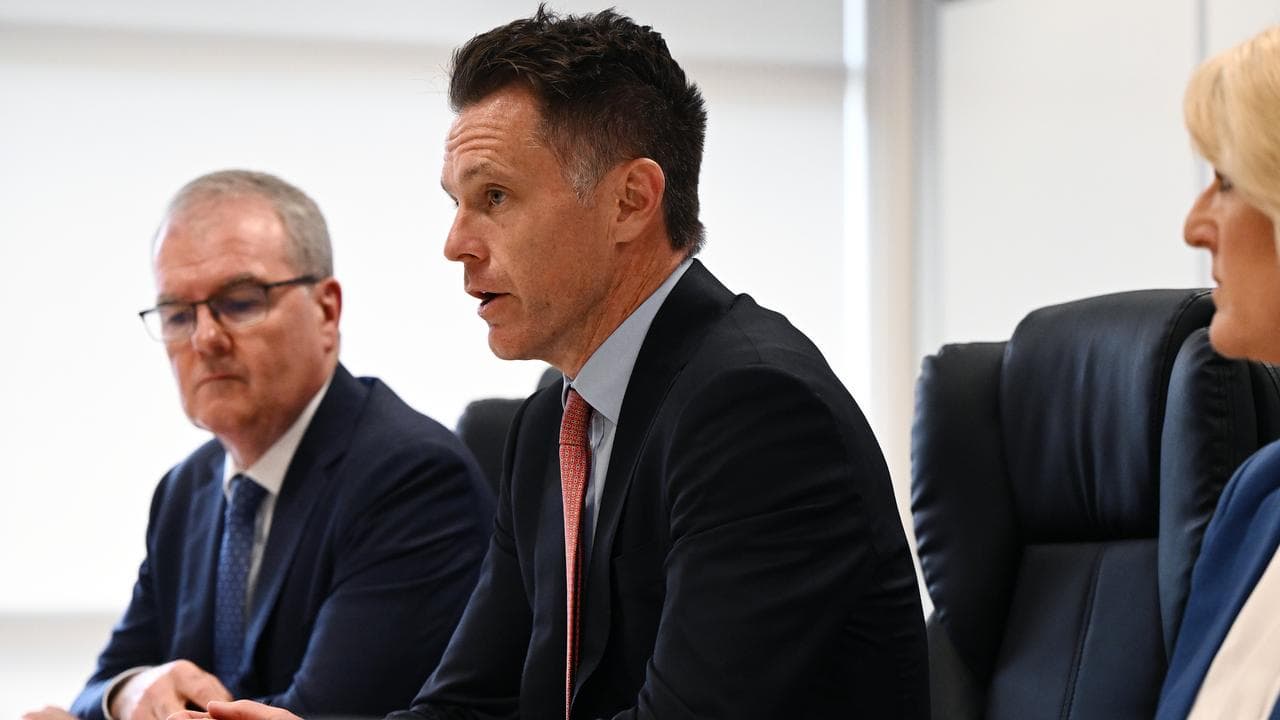 Michael Daley (left) and Chris Minns (file)