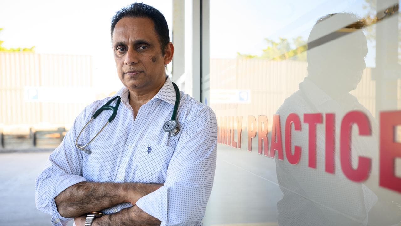 Dr Manoj Dharmaratnam poses for a photograph