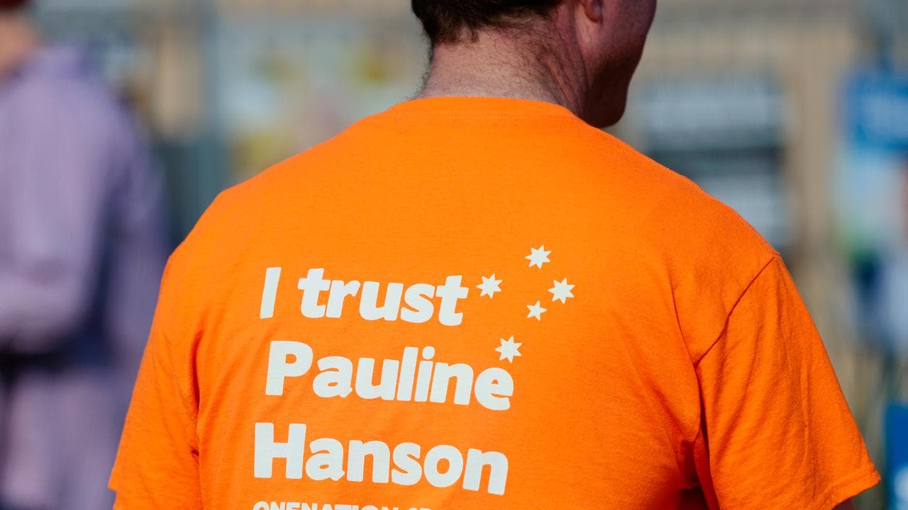 A One Nation supporter