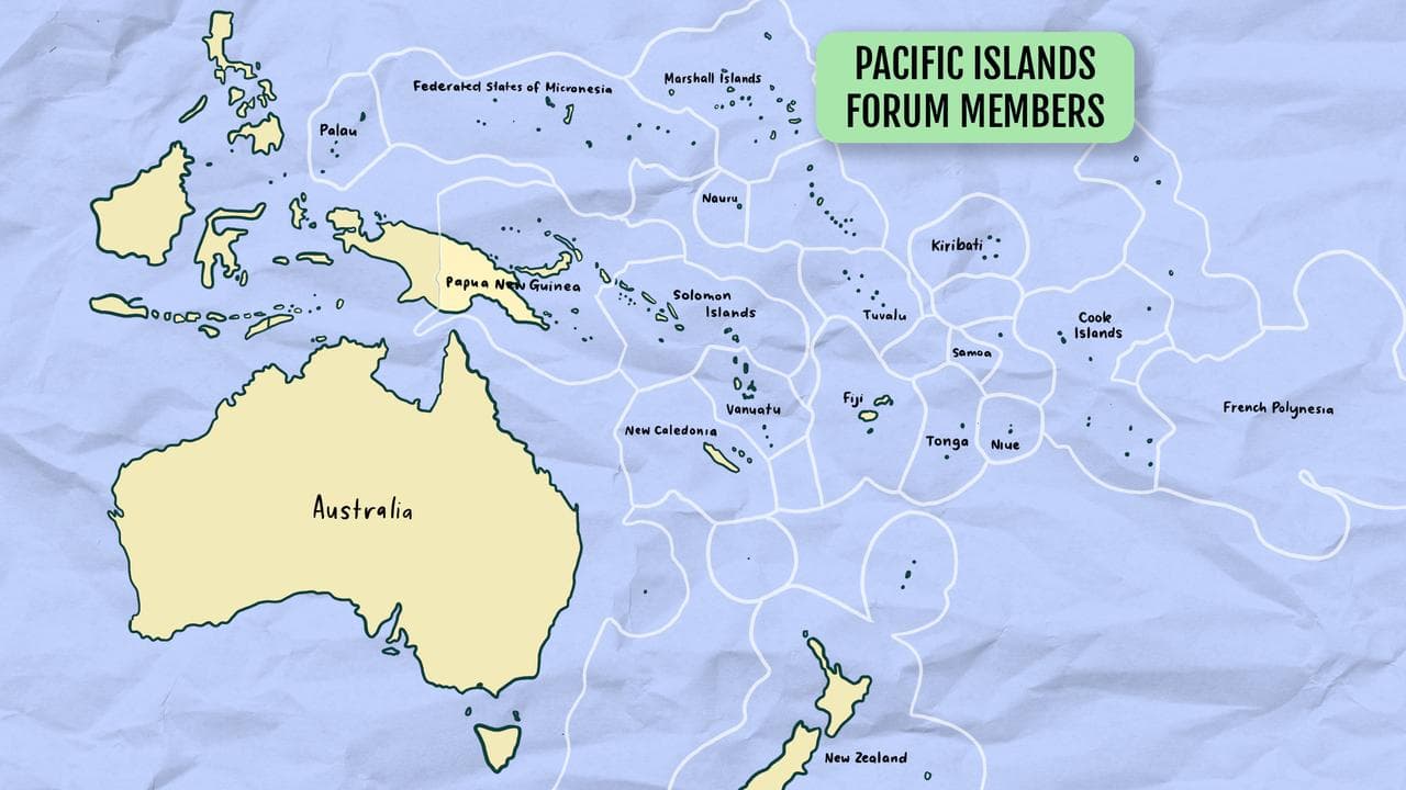 Map of PIF member countries