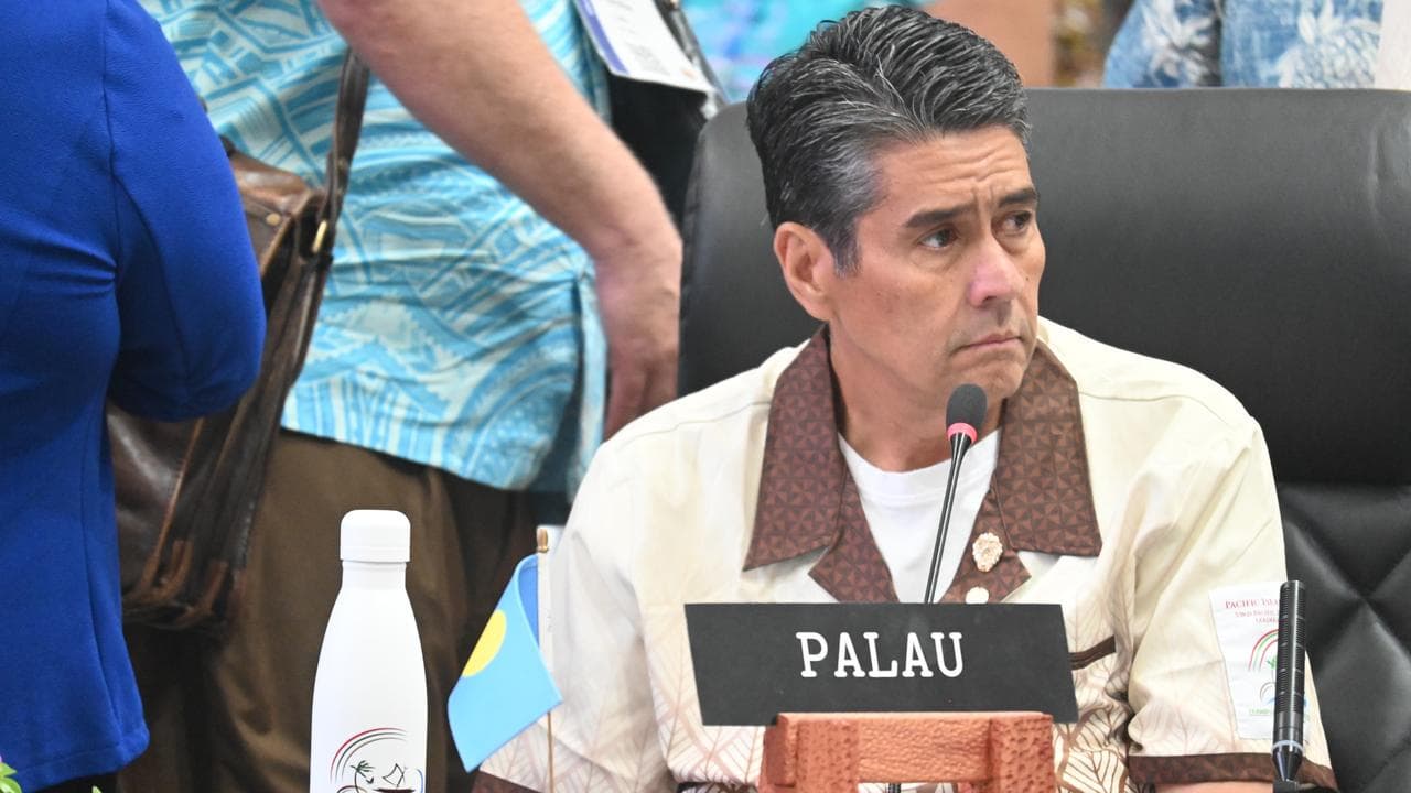 Palau Preisdent Surangel S. Whipps Jr