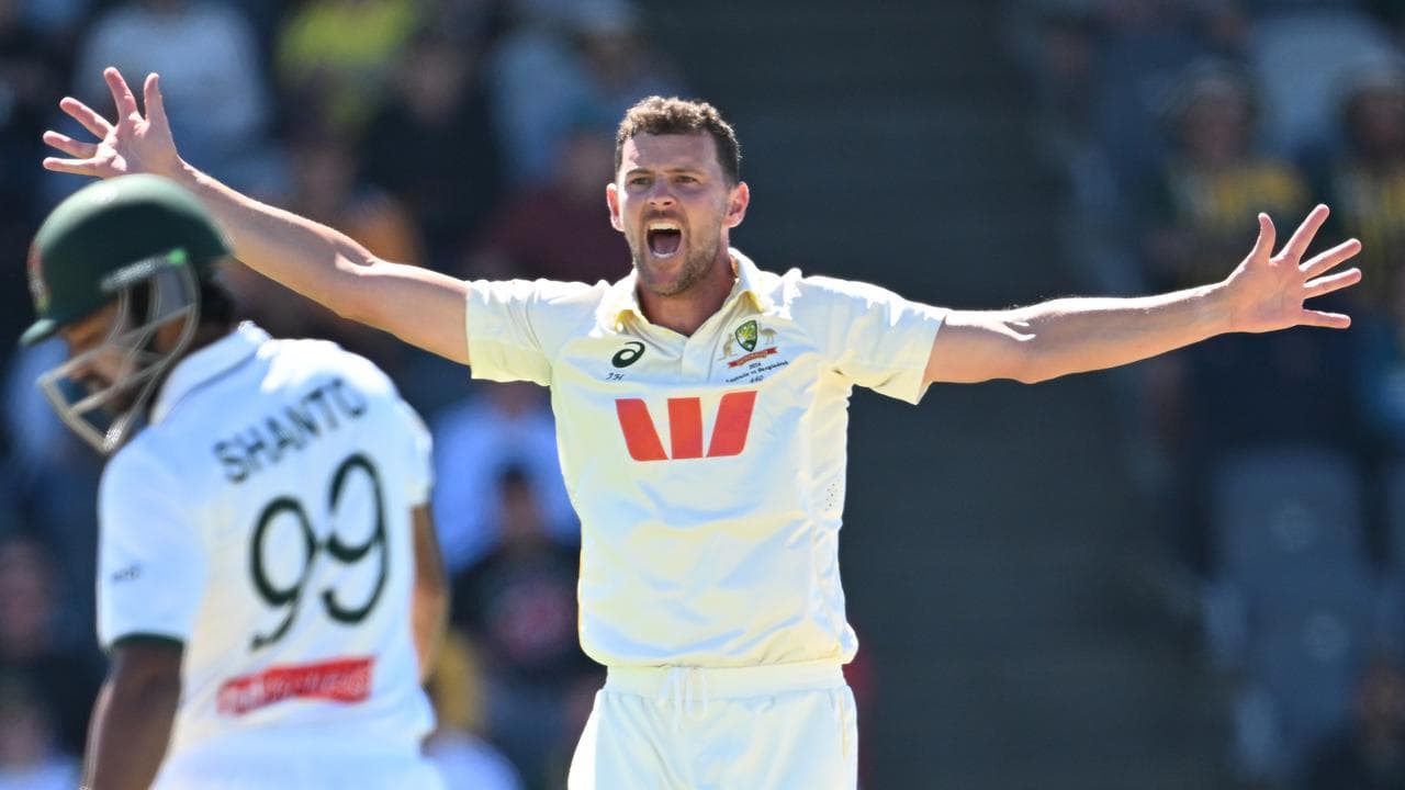 Australian bowler Josh Hazlewood