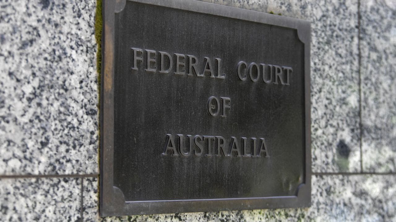 Signage for the Federal Court (file image)