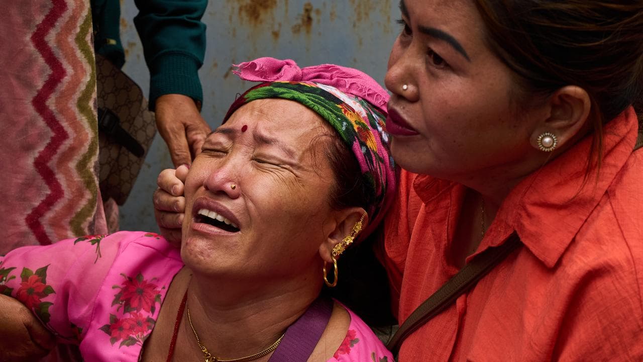 Jantari Gurung, whose husband is missing