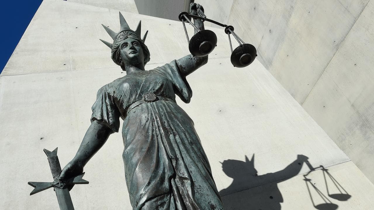A statue of Themis, the Greek God of Justice (file image)