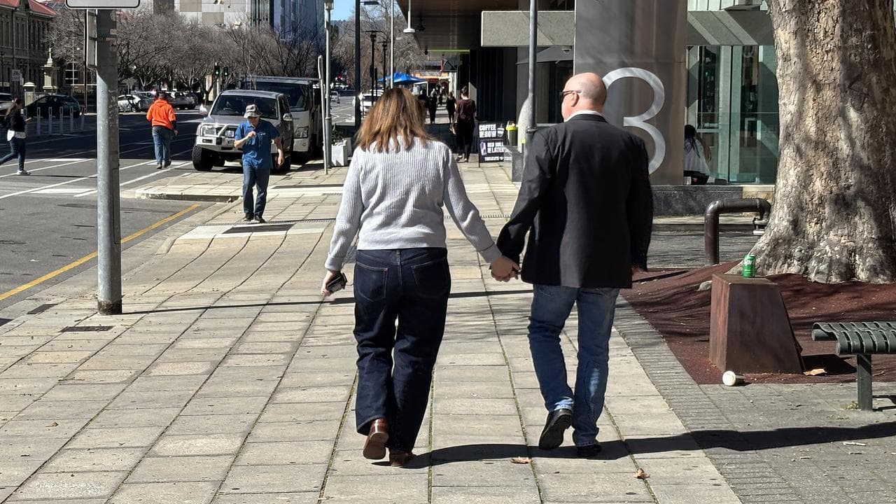 The parents of Heath Duke leave Adelaide Magistrates Court