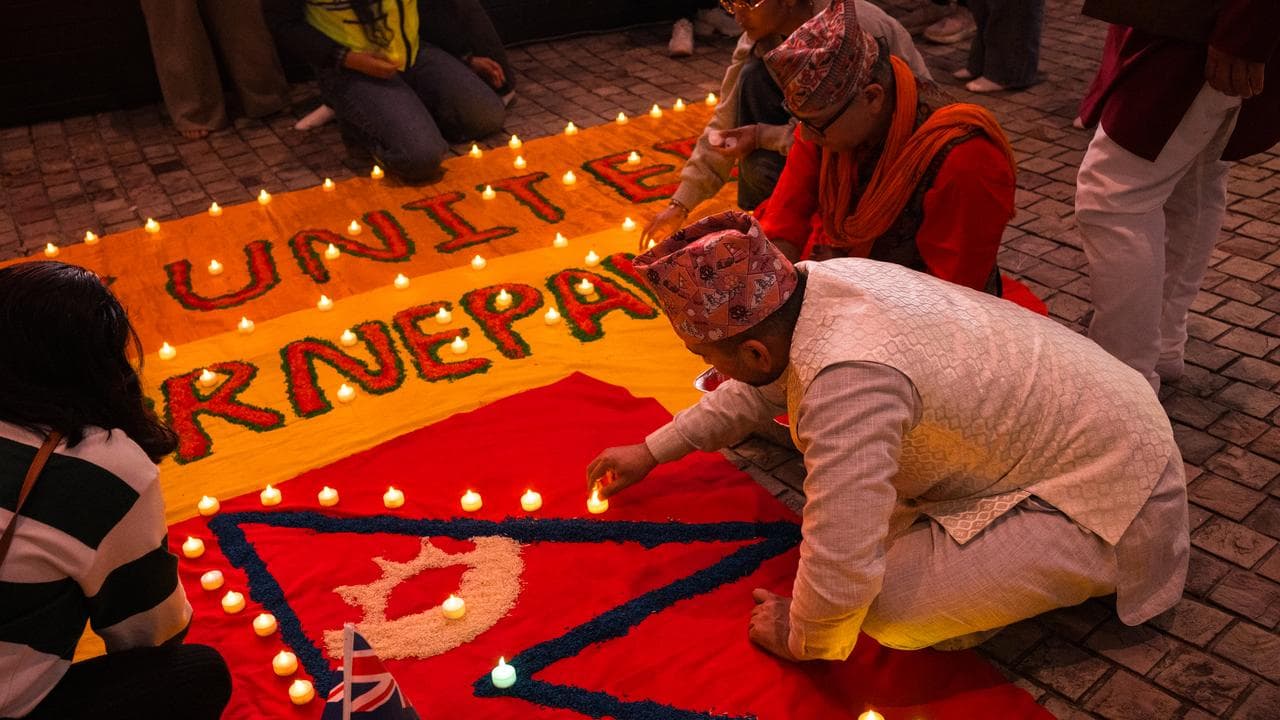Members of the Nepalese community