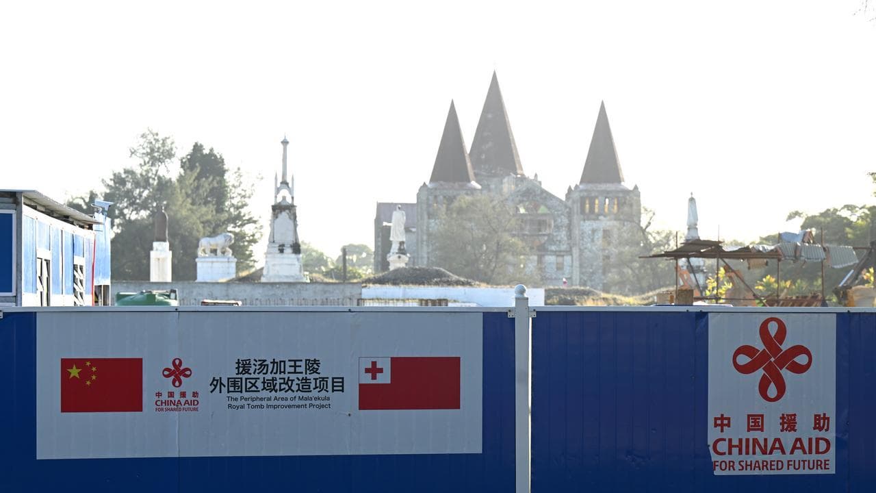 Royal Tomb improvement project funded with help of China Aid in Tonga