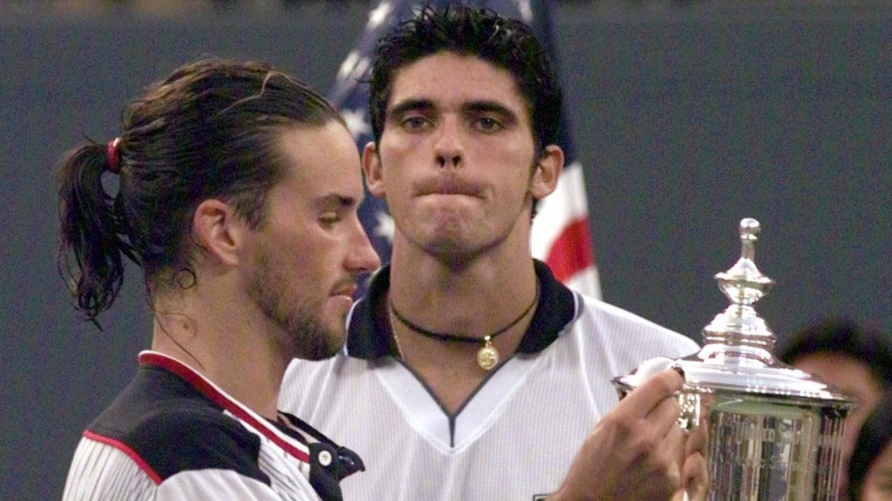 (L-R) Patrick Rafter and Mark Philippoussis.