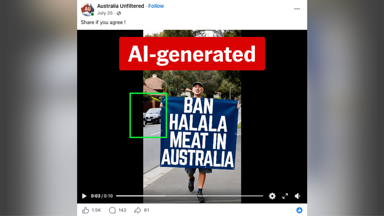 A screenshot of a Facebook post.