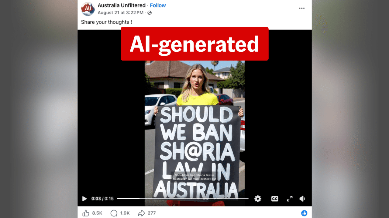 A screenshot of a Facebook post.