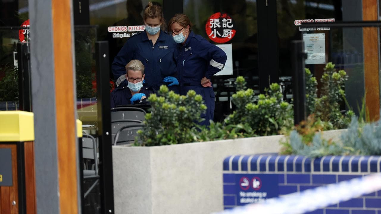 forensic police at scene