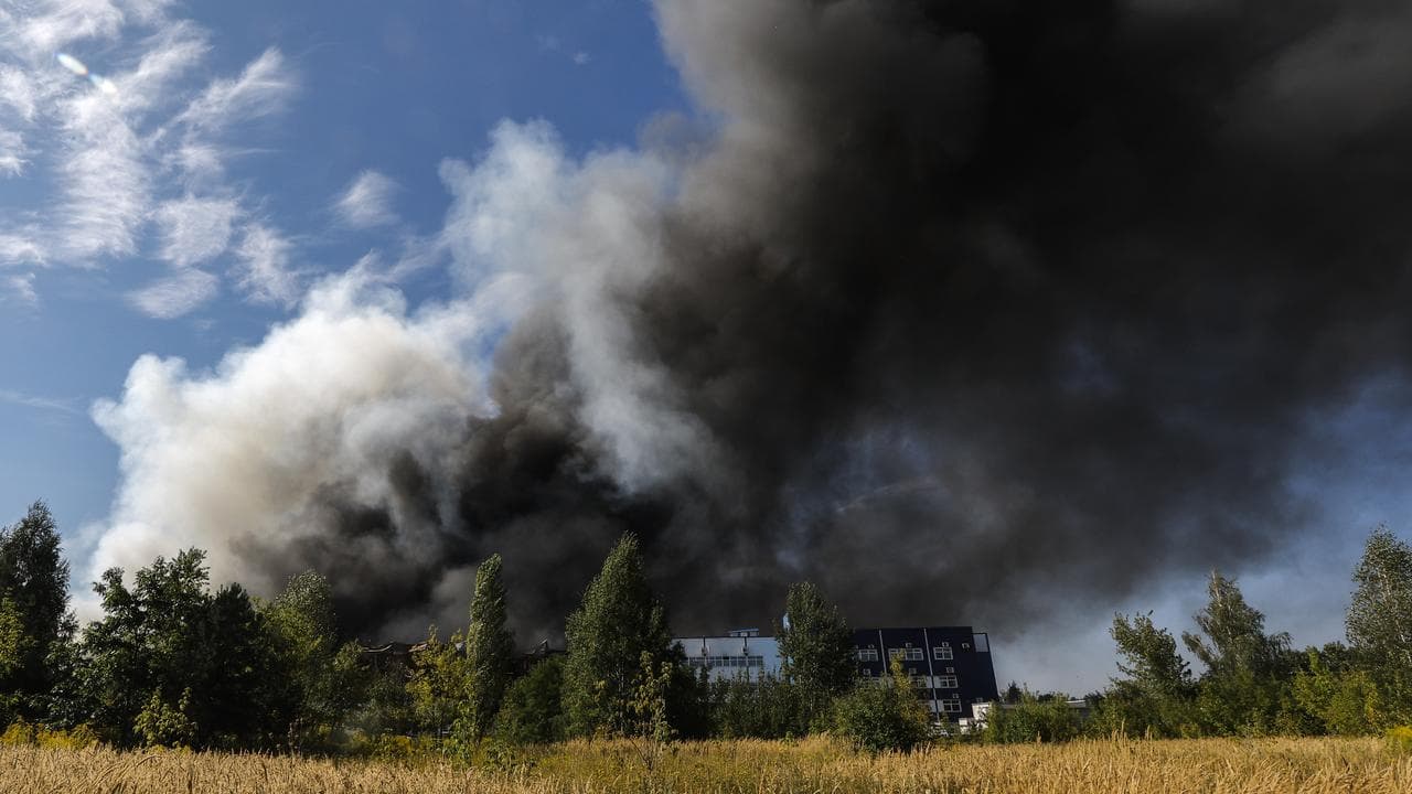 Russian shelling in Kyiv region