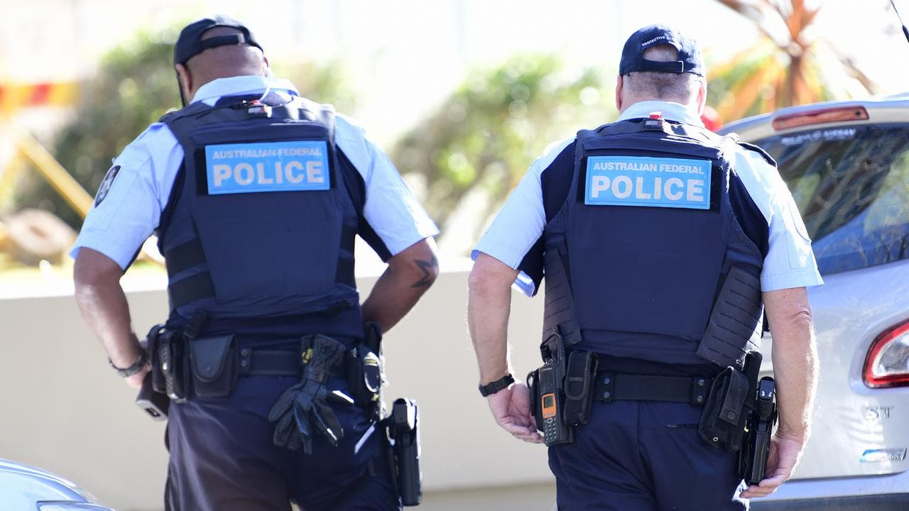 Australian Federal Police officers (file image)