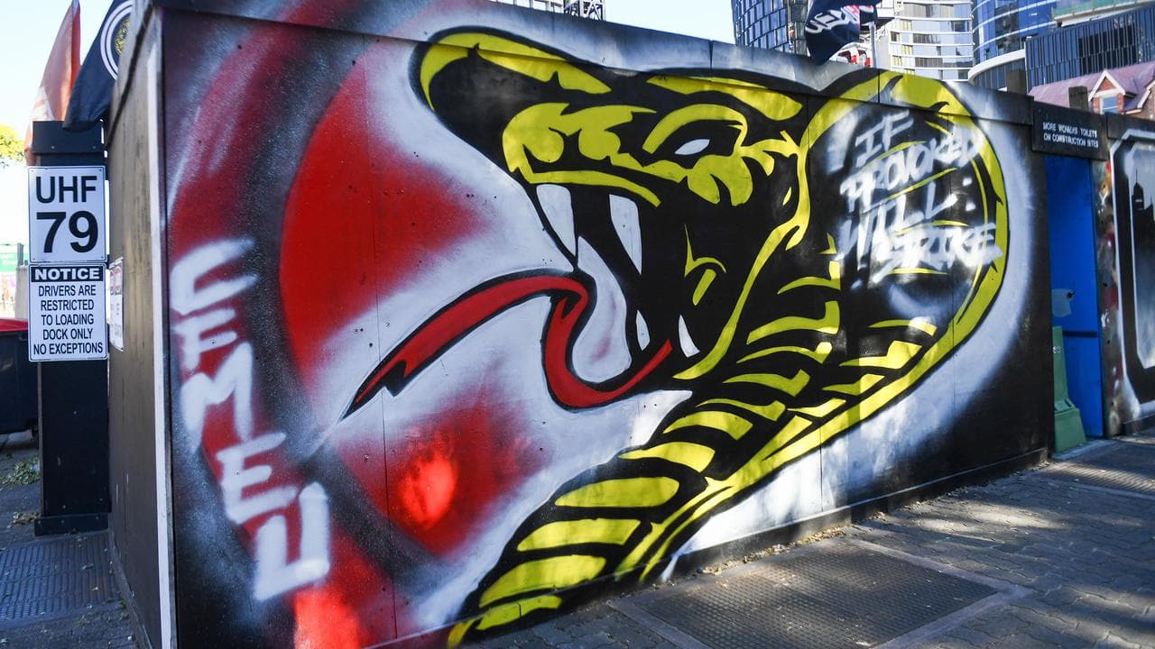 A CFMEU sign (file image)