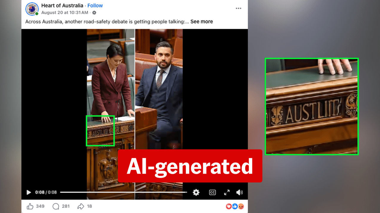 A screenshot of a Facebook post.